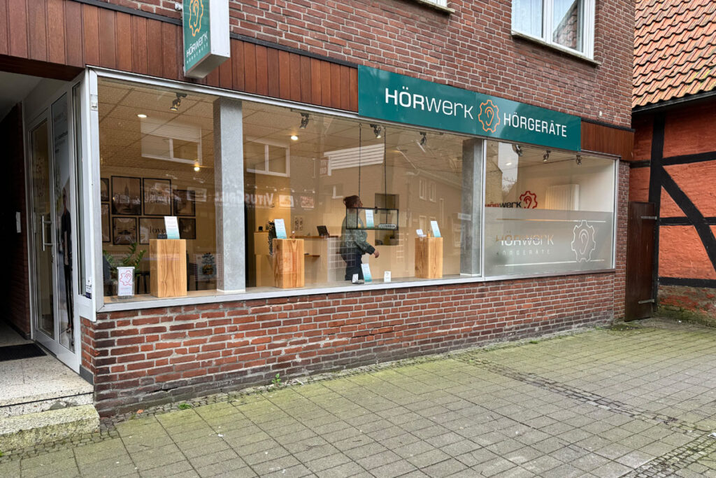 Außenansicht Hörwerk Hörakustik in Everswinkel Hörgeräteakustiker für Telgte und Warendorf