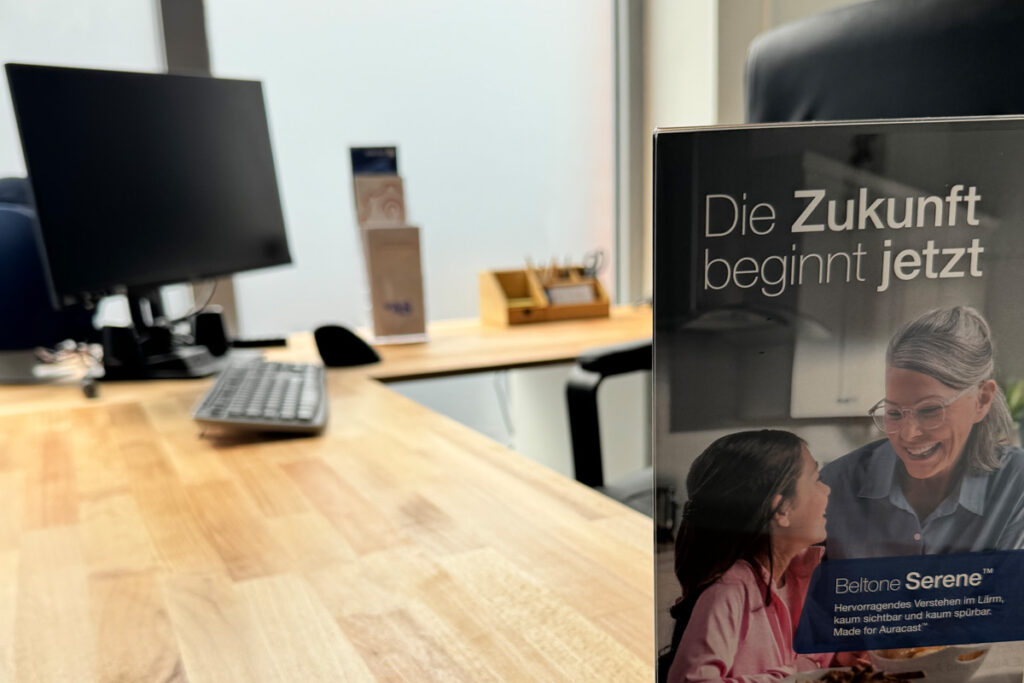 Das Beratungszimmer von Hörwerk Ihrem Akustiker in Glandorf